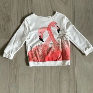 Old Navy 3T pink Flamingo sweater